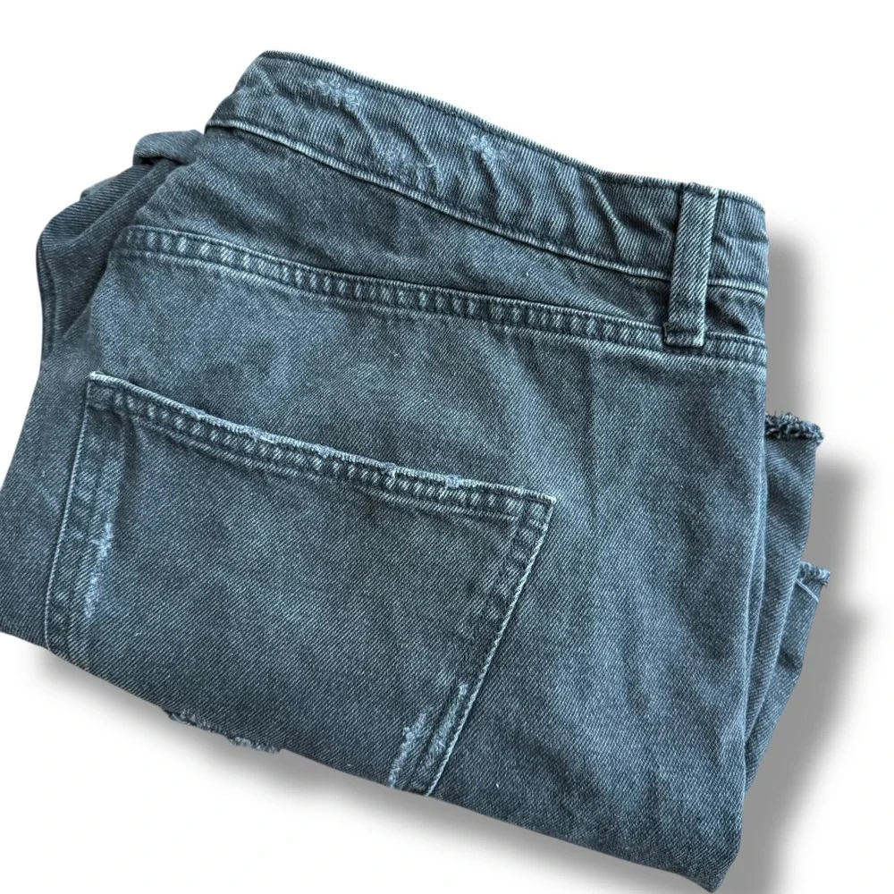 Wild Fable‎ Women Gray Distressed Denim Cutoff Shorts Size 17  Button Fly